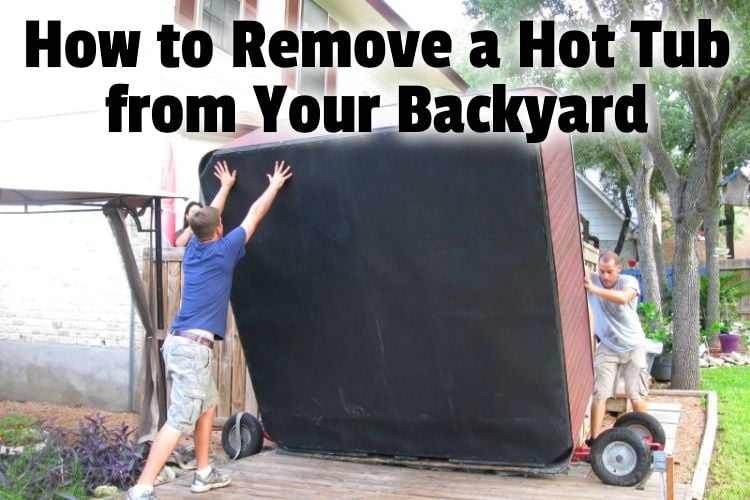 remove a hot tub lg