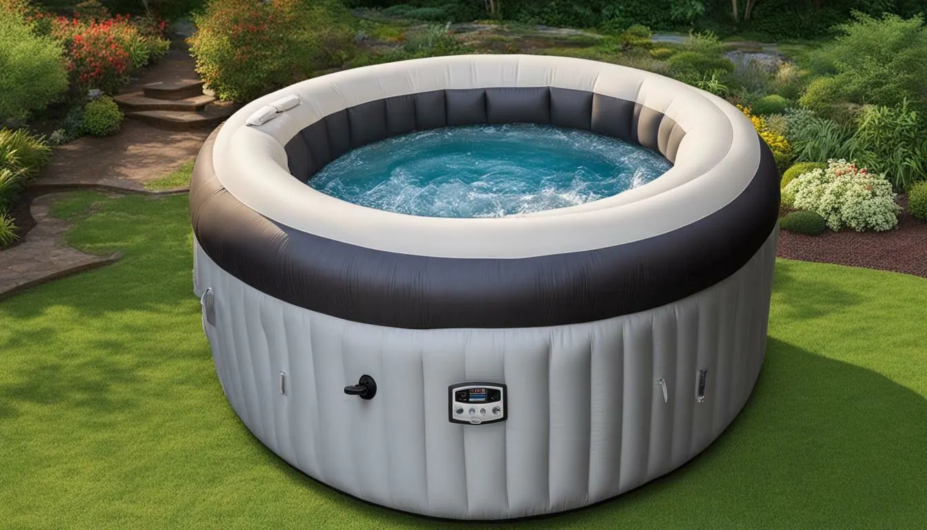 how much does an inflatable hot tub weigh