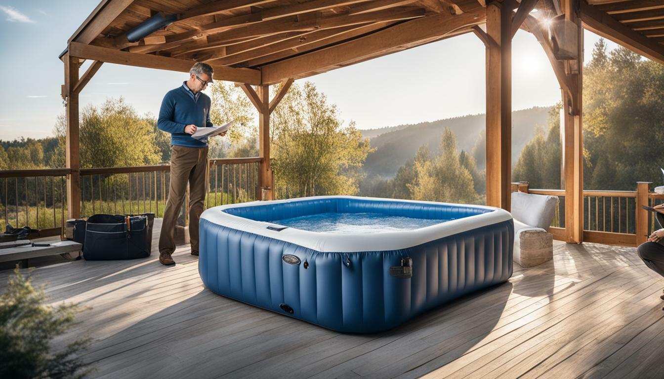 How Much Does an Inflatable Hot Tub Weigh? (Empty and Full)